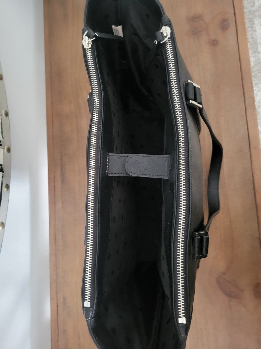 kate spade Black Saffiano Leather Tote - Picture 4 of 7